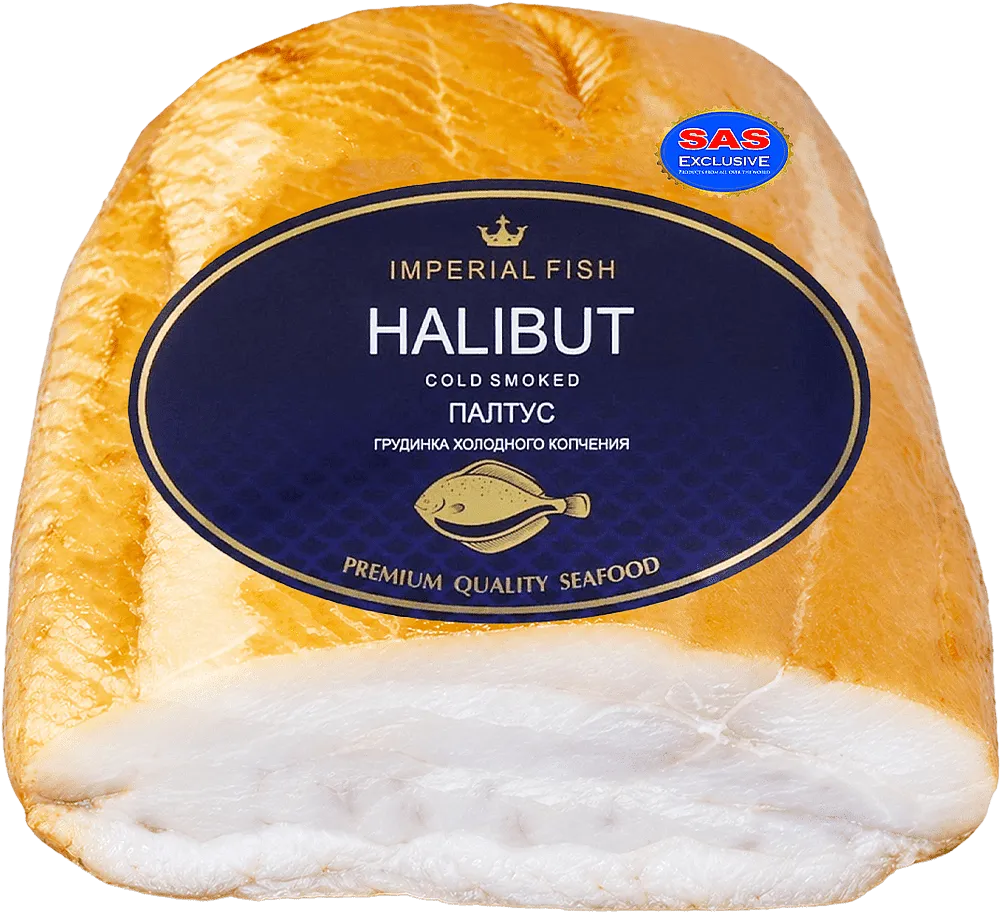 Smoked halibut breast