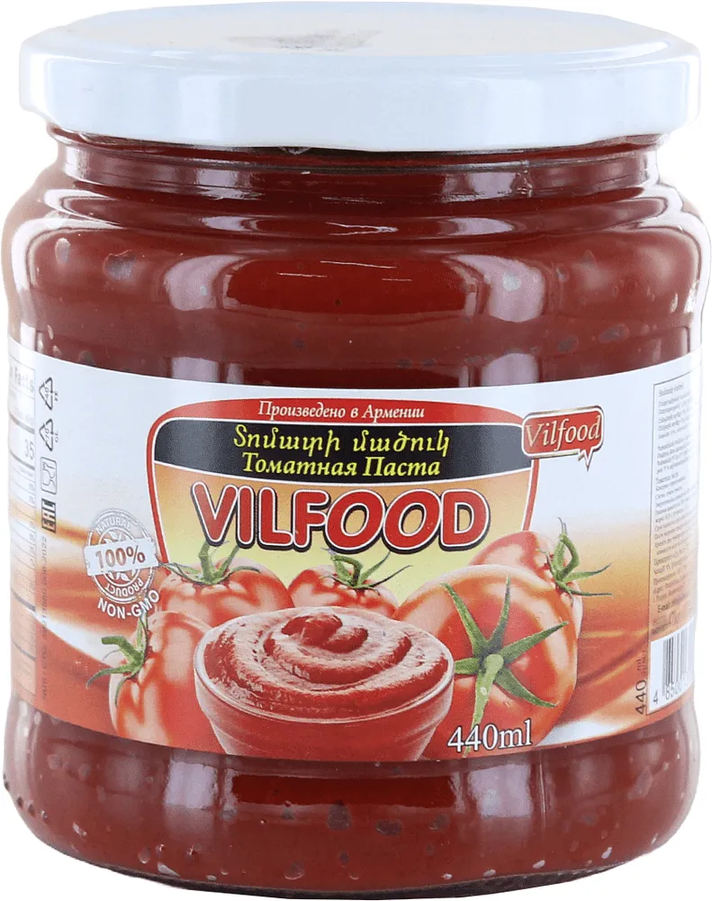 Tomato paste "Vilfood" 440ml