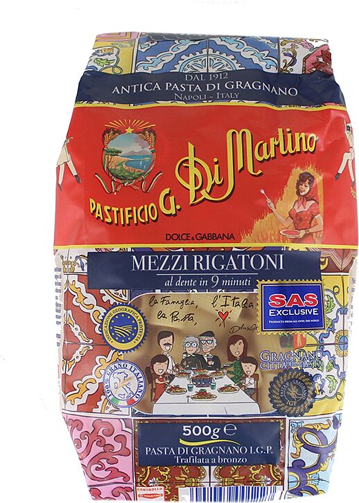 Макароны"Pastificio G. Di Martino Dolce & Gabbana" 500г