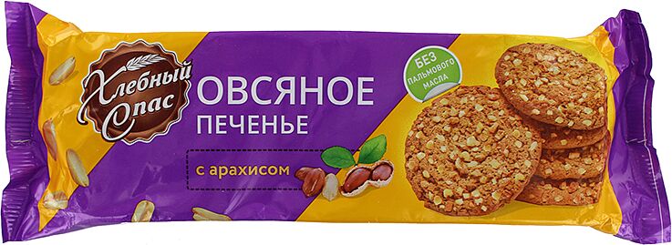 Печенье овсяное с арахисом "Хлебный Спас" 150г