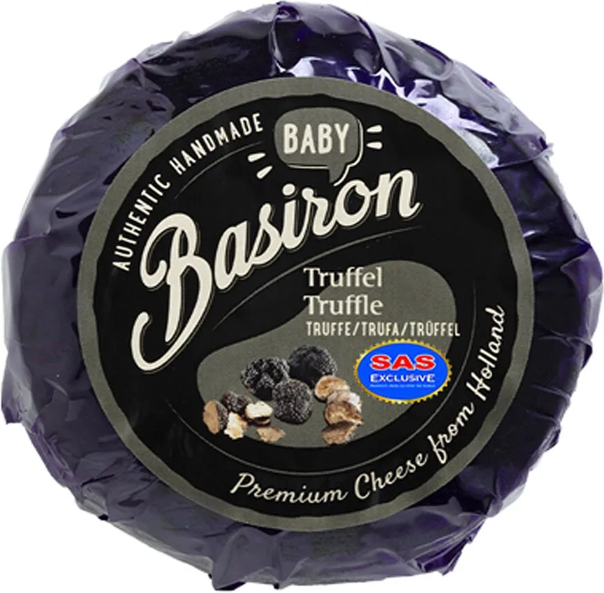 Gouda cheese with truffle "Veldhuyzen Basiron Baby" 380g
