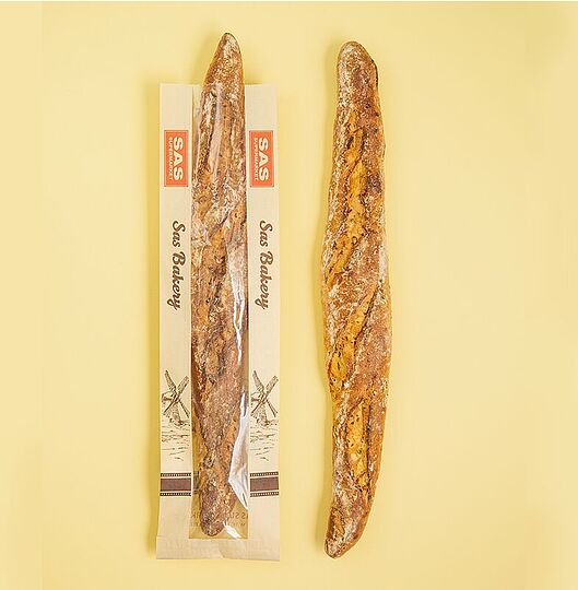 Bread Baguette with seeds 