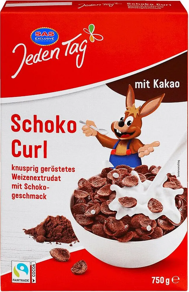 Ready breakfast "Jeden Tag Schoko Curl" 750g