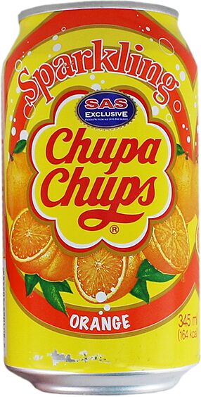 Զովացուցիչ գազավորված ըմպելիք «Chupa Chups» 345մլ Նարինջ