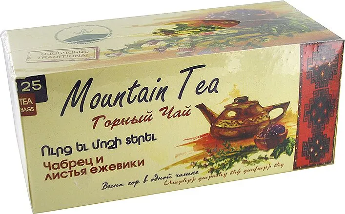 Herbal tea "Mountain Tea Thyme & Blackberry leaves" 25*2g