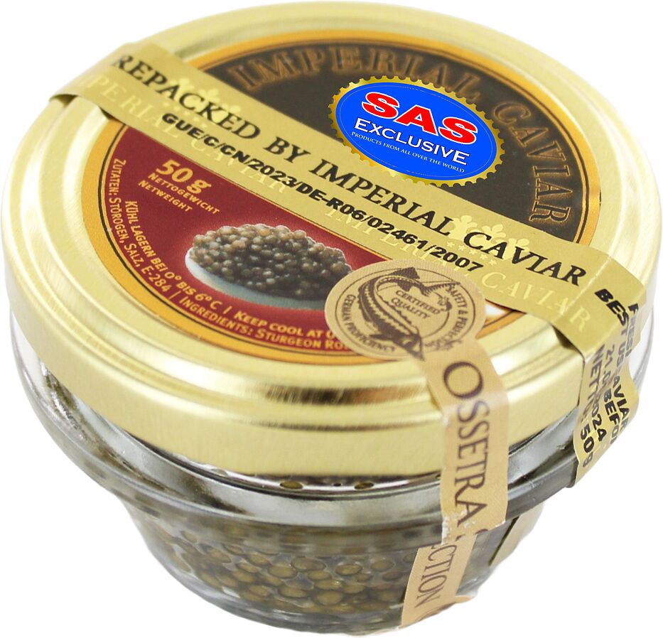Ձկնկիթ սև «Imperial Caviar» 50գ
