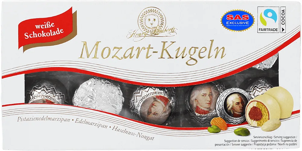 Chocolate candies collection "Mozart Kugeln" 200g