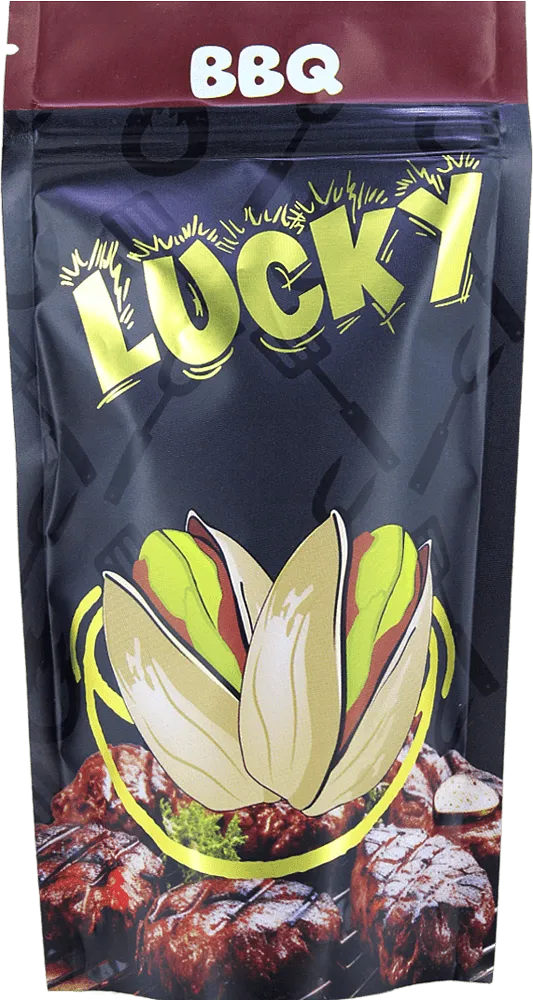 Pistachios with barbeque flavor "Lucky BBQ" 110g