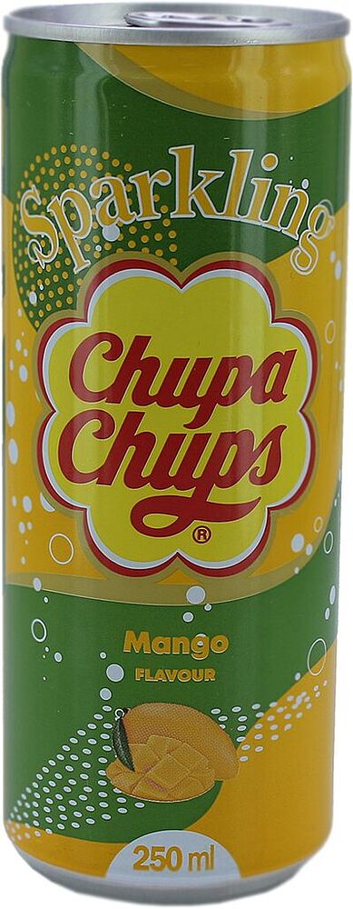 Զովացուցիչ գազավորված ըմպելիք «Chupa Chups» 250մլ Մանգո