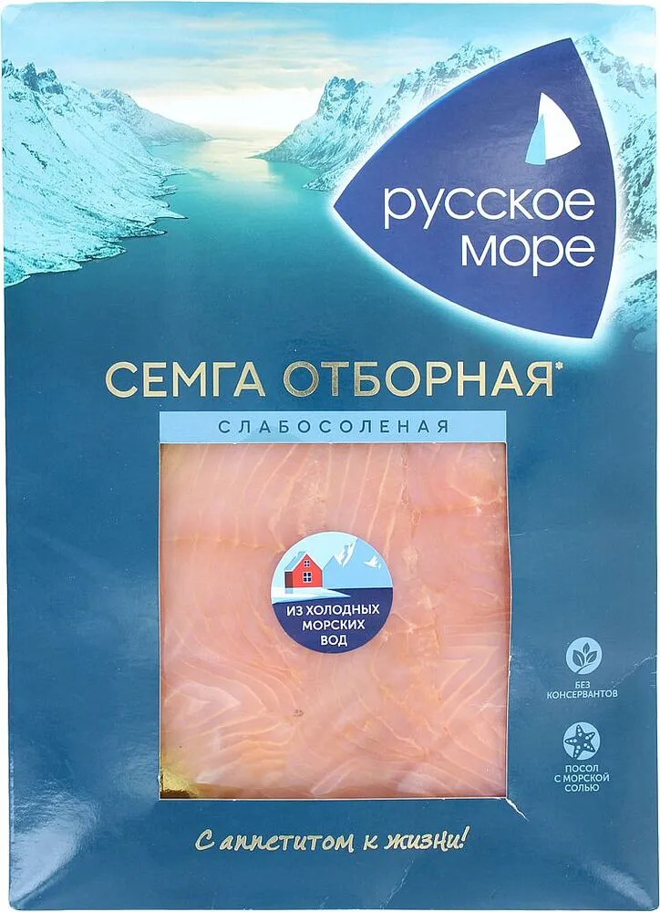 Սաղմոն թույլ աղադրված «Русское Море» 120գ
