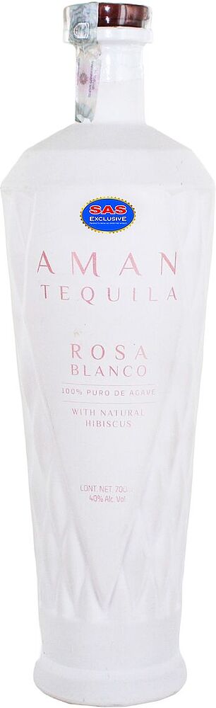 Tequila "Aman Rosa Blanco" 0.7l