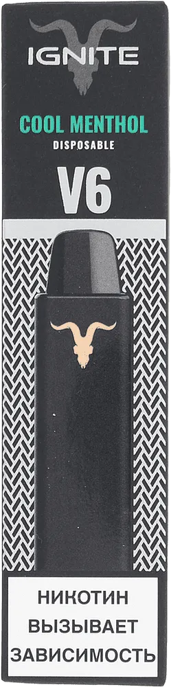 Electric pods with cool menthol flavor "Ignite" 600 puffs
