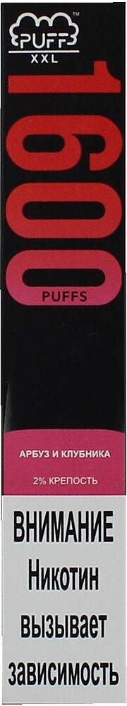 Electric pods "PUFF XXL" 1600 puffs, Watermelon & Strawberry