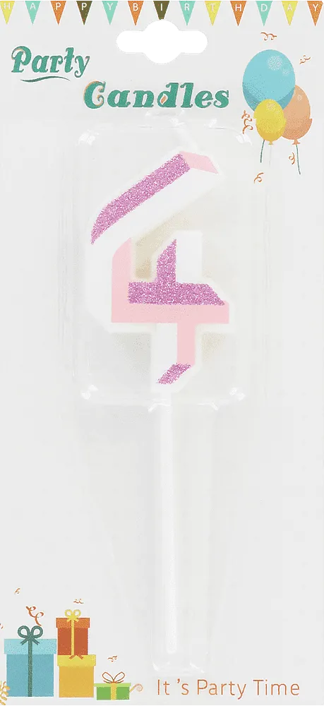 Մոմ ծննդյան «Party Candles» N4
