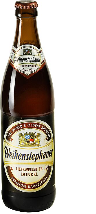 Пиво ''Weihenstephaner Hefeweissbier Dunkel'' 0.5л