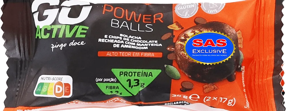 Կոնֆետներ էներգետիկ «Pingo Doce Go Active Power Balls» 34գ