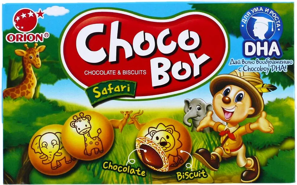 Cookie with chocolate "Orion Chocoboy" 42g