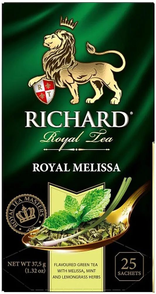 Green tea "Richard Royal Melissa" 25*1.5g
