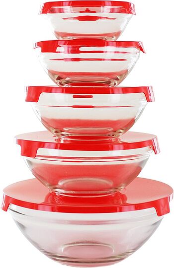 Glass bowl set 