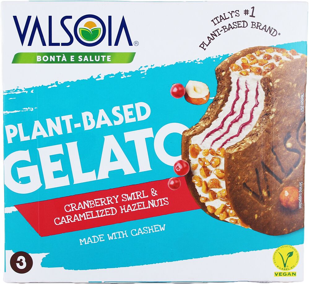 Ice cream with cookie "Valsoia" 270g