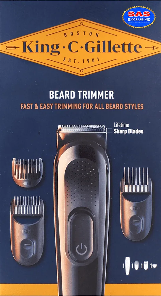 Beard trimmer "King C. Gillette"