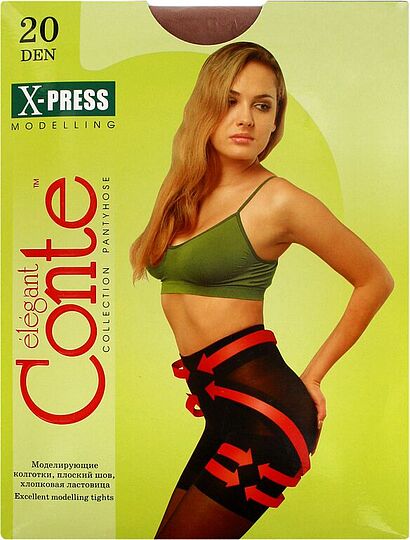 Զուգագուլպա  «Conte Elegant X-press 20 Den N3» Մարմնագույն