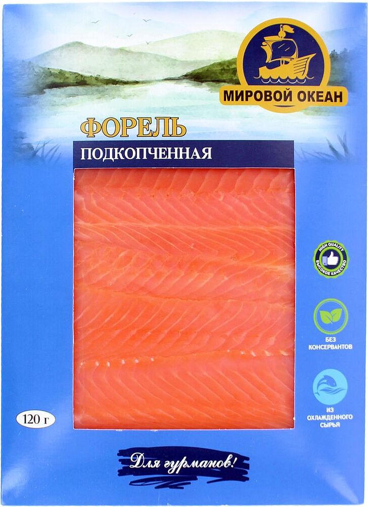 Smoked trout "Mirovoy Ocean" 120g
