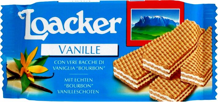 Wafer with vanilla filling 