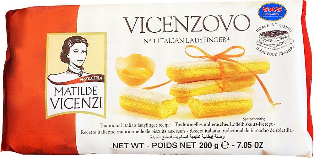 Թխվածքաբլիթ տիրամիսուի համար «Matilde Vicenzi Vicenzovo» 200գ 