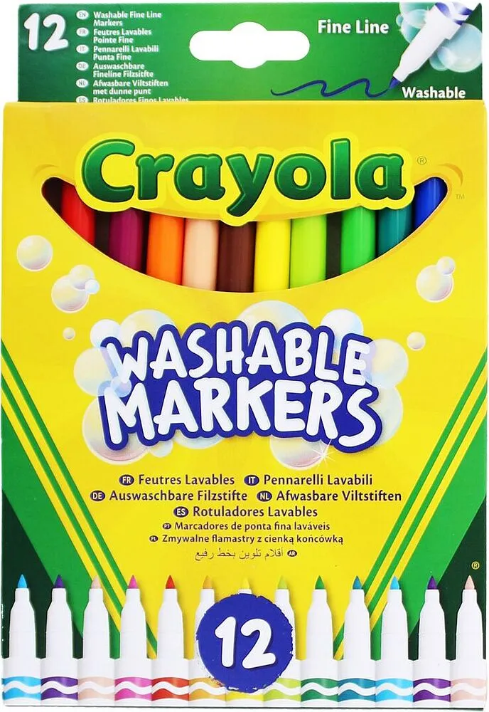 Colour felt-tip pen "Crayola" 12 pcs
