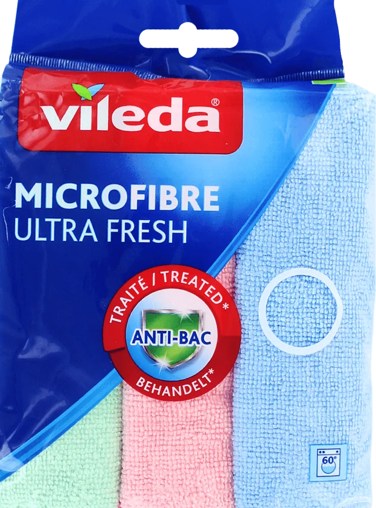 Միկրոֆիբրե կտոր «Vileda Anti Bac» 3 հատ
