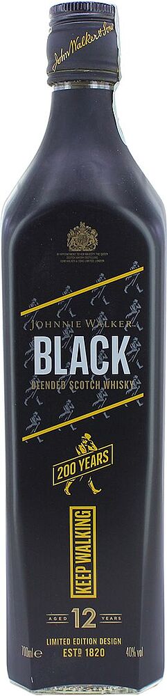 Վիսկի «Johnnie Walker 12 Black Label» 0.7լ

