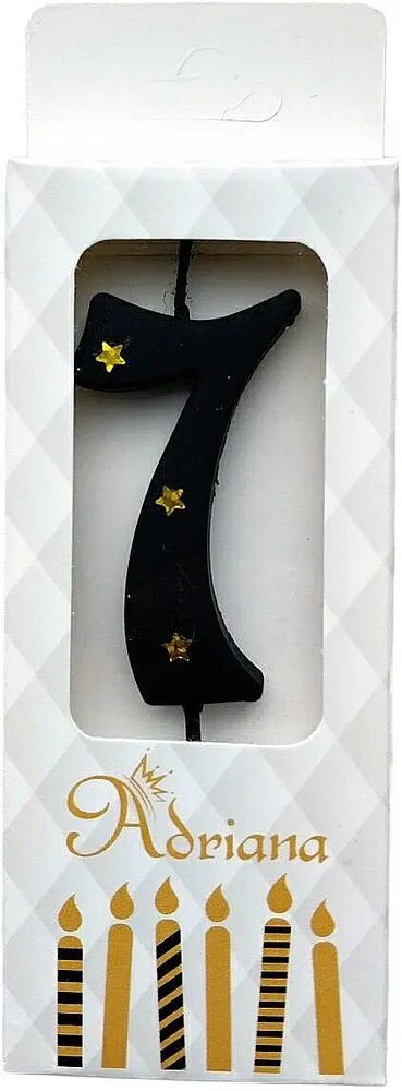 Birthday candle "Adriana" N7
