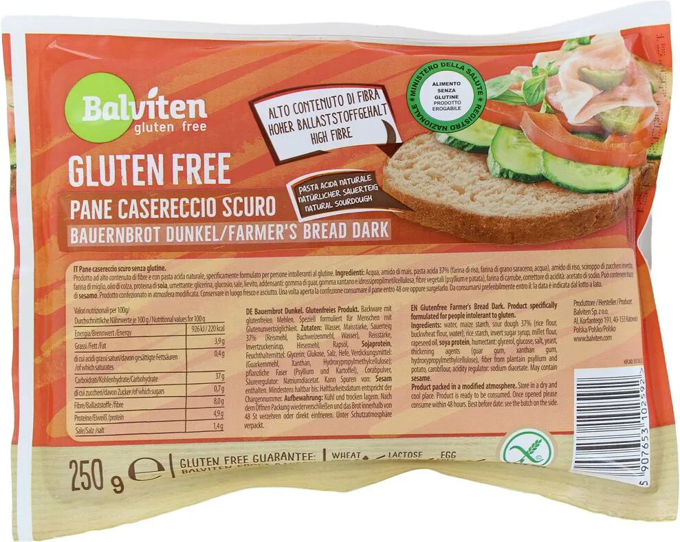 Black bread "Balviten" 250g
