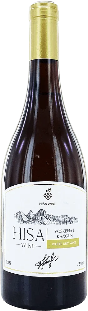 White wine "Hisa Voskehat Kangun" 0.75l
