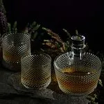 Glasses and a decanter "Krosno" 3pcs
