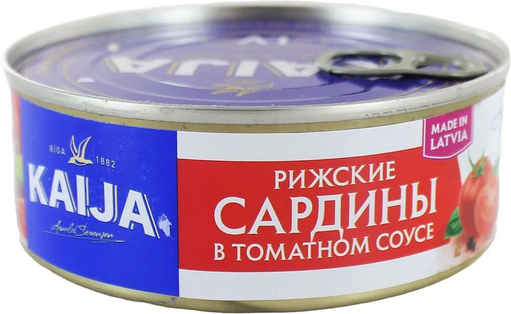 Sardine in tomato sauce "Kaija" 240g
