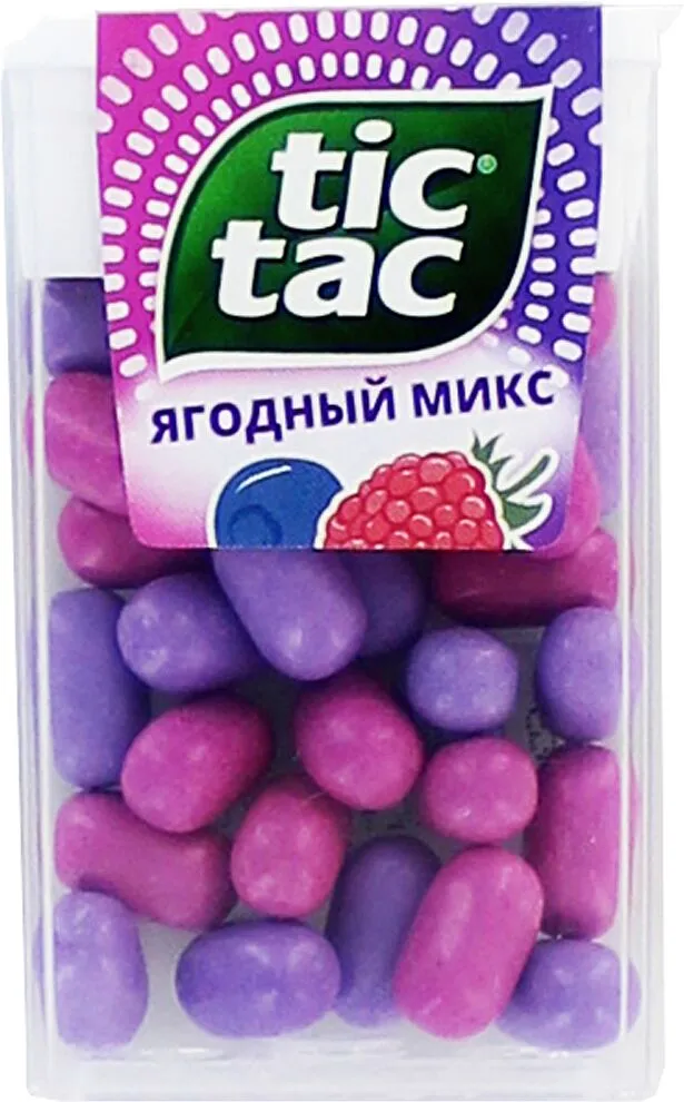 Berry flavored drops "Tic Tac Berry Mix" 16g 
