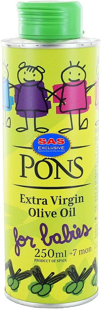 Olive oil "Pons for Babies" 250ml
