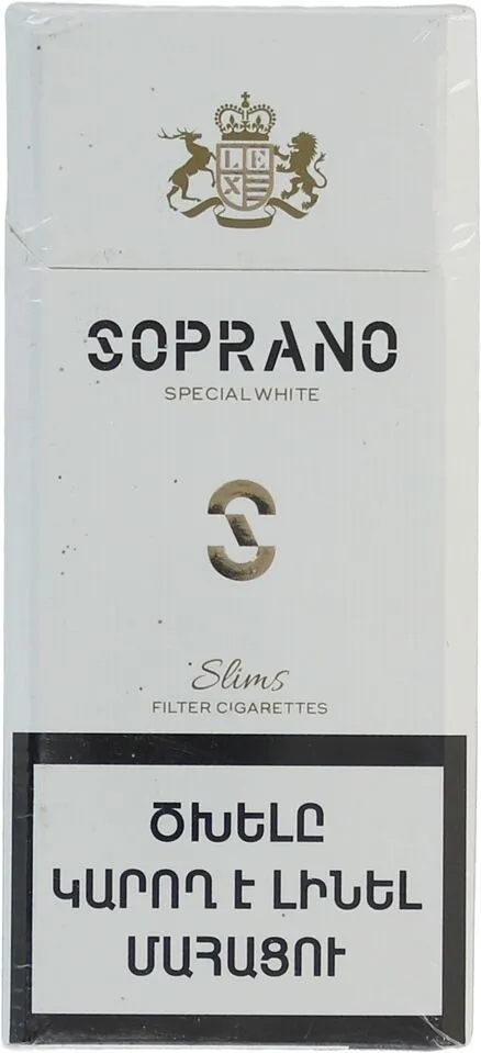 Cigarettes "Soprano Special White Slims"
