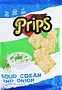 Chips with sour cream & onion flavor "Prips Crunchy Chips" 80g