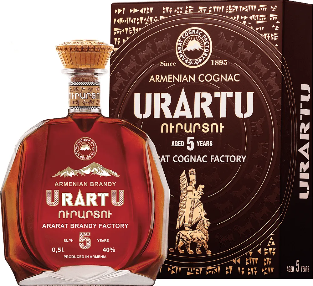 Cognac "Urartu 5*" 0.5l
