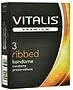 Condoms "Vitalis Ribbed" 3pcs