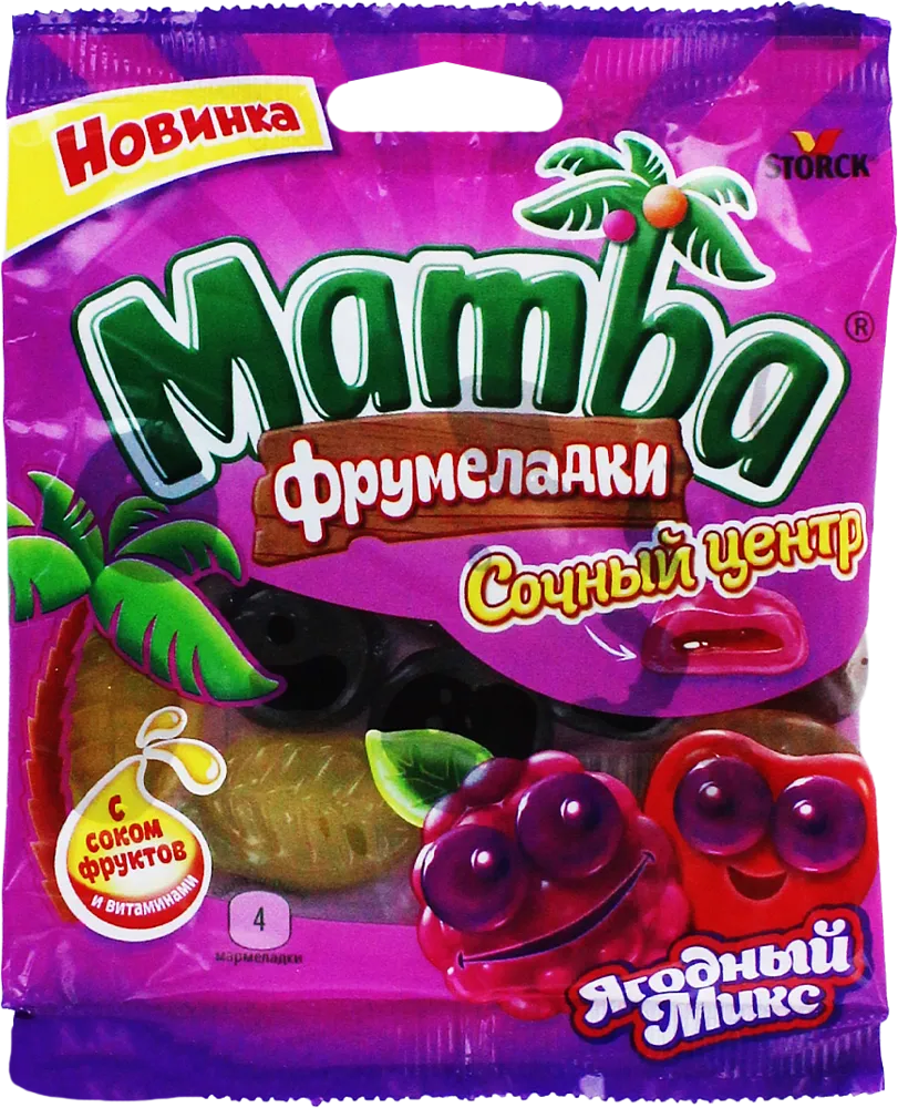 Դոնդողե կոնֆետներ «Mamba Фрумеладки» 70գ