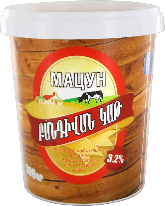 Մածուն «Բանդիվան կաթ» 500գ, յուղայնությունը` 3.2%