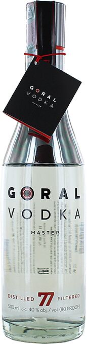Vodka "Goral Master" 0.5l
