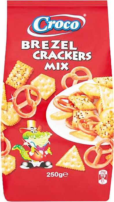 Crackers salted "Croco Brezel Mix" 250g