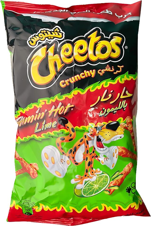 Եգիպտացորենի ձողիկներ «Cheetos Flamin Hot» 200գ Լայմ կծու