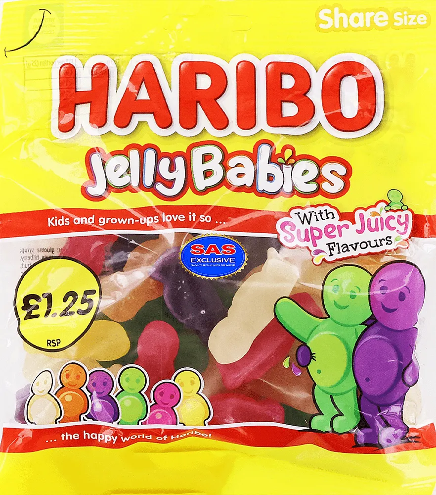 Jelly candies "Haribo Jelly Babies" 140g
