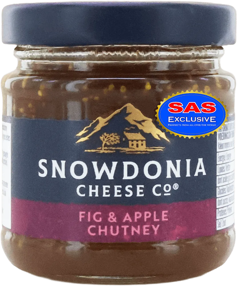 Sauce with fig & apple "Snowdonia Cheese Fig & Apple Chutney" 114g